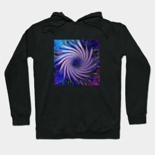 Blue Green Purple Pinwheel Hoodie